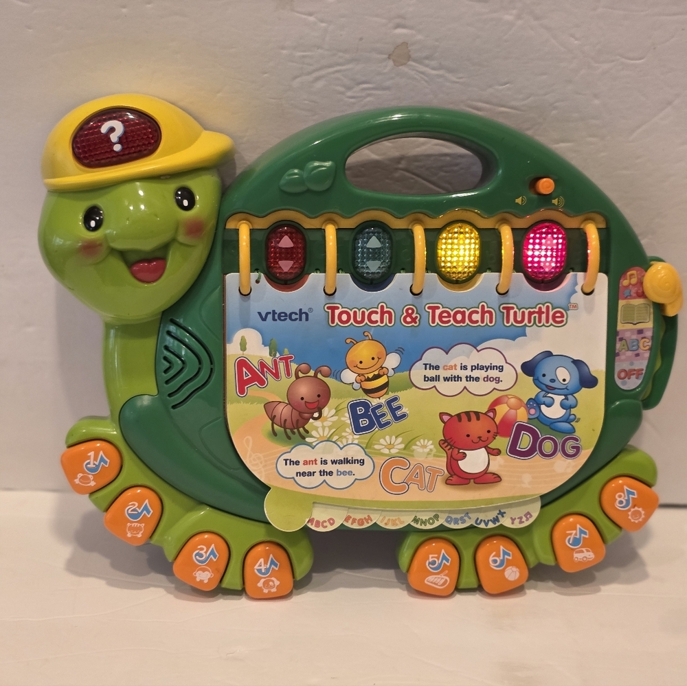 Vtech Touch and Teach Turtle Electronic Learning Toy